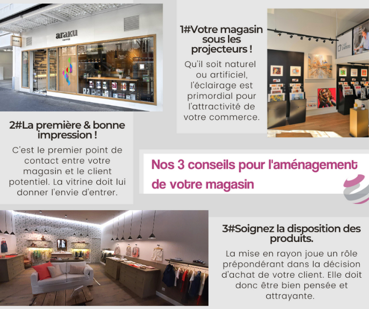 Conseils aménagement magasin