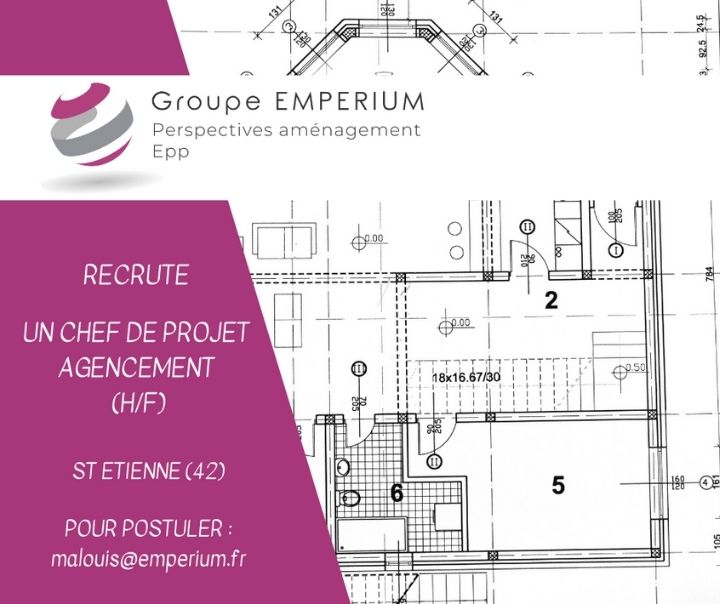 recrutement :  chef de projet agencement (H/F)