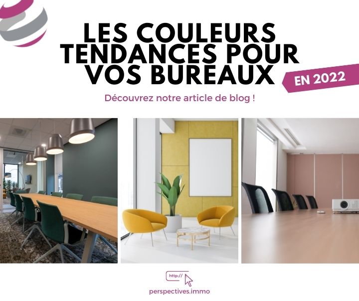 Couleurs tendances bureaux en 2022