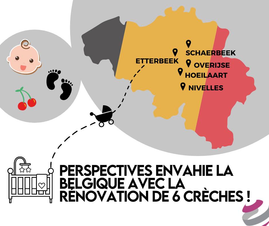 6 crèches réalisés en Belgique par nos équipes 