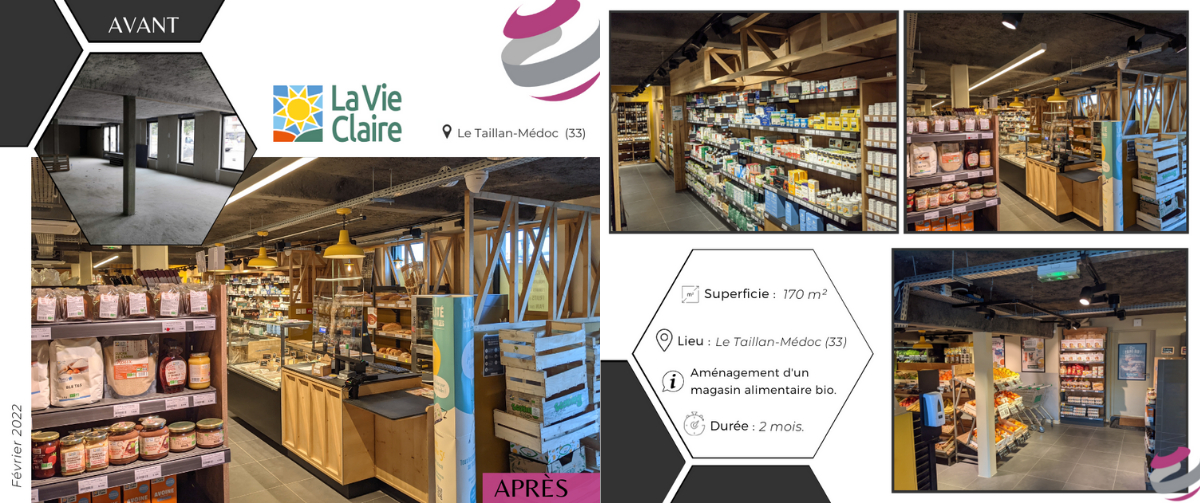 Agencement Magasin La vie claire