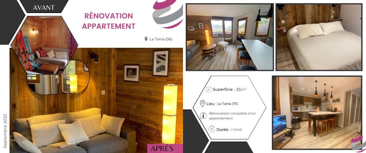 Rénovation complète d’un appartement à la Tania