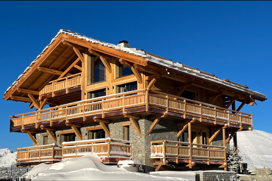 Construction d'un chalet luxe à l'alpe d'huez